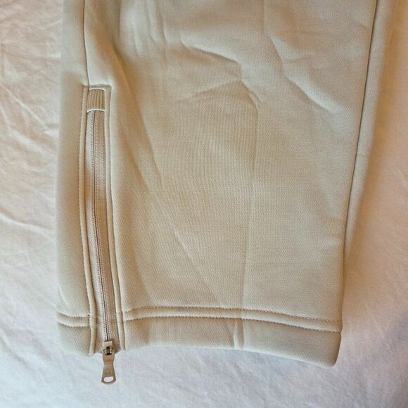 Under Armour Fleece Pro Taper Jogger Sweatpants Mens Size 4XL Cream NEW Zippers - Picture 7 of 11